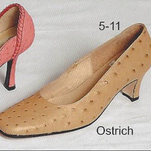 5-11 ladies sandal - ostrich