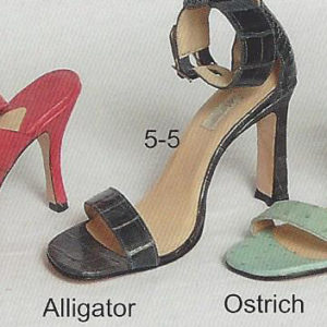 5-5 ladies sandal - alligator