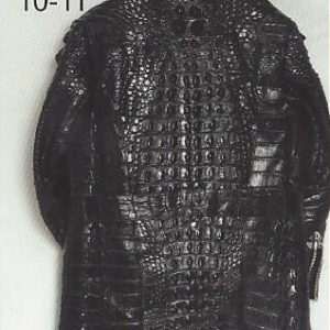 10-11 - full alligator horn back jacket