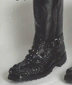 9-1 - motorcycle riding boots- alligator H.B.