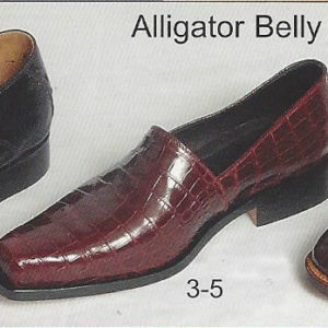 3-5 dress shoes - alligator belly