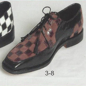 3-8 checkered shoes