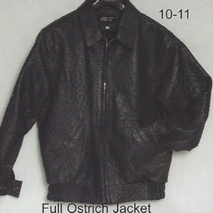 10-11 - full ostrich jacket